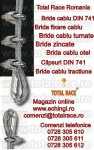 Brida zincata pentru cabluri